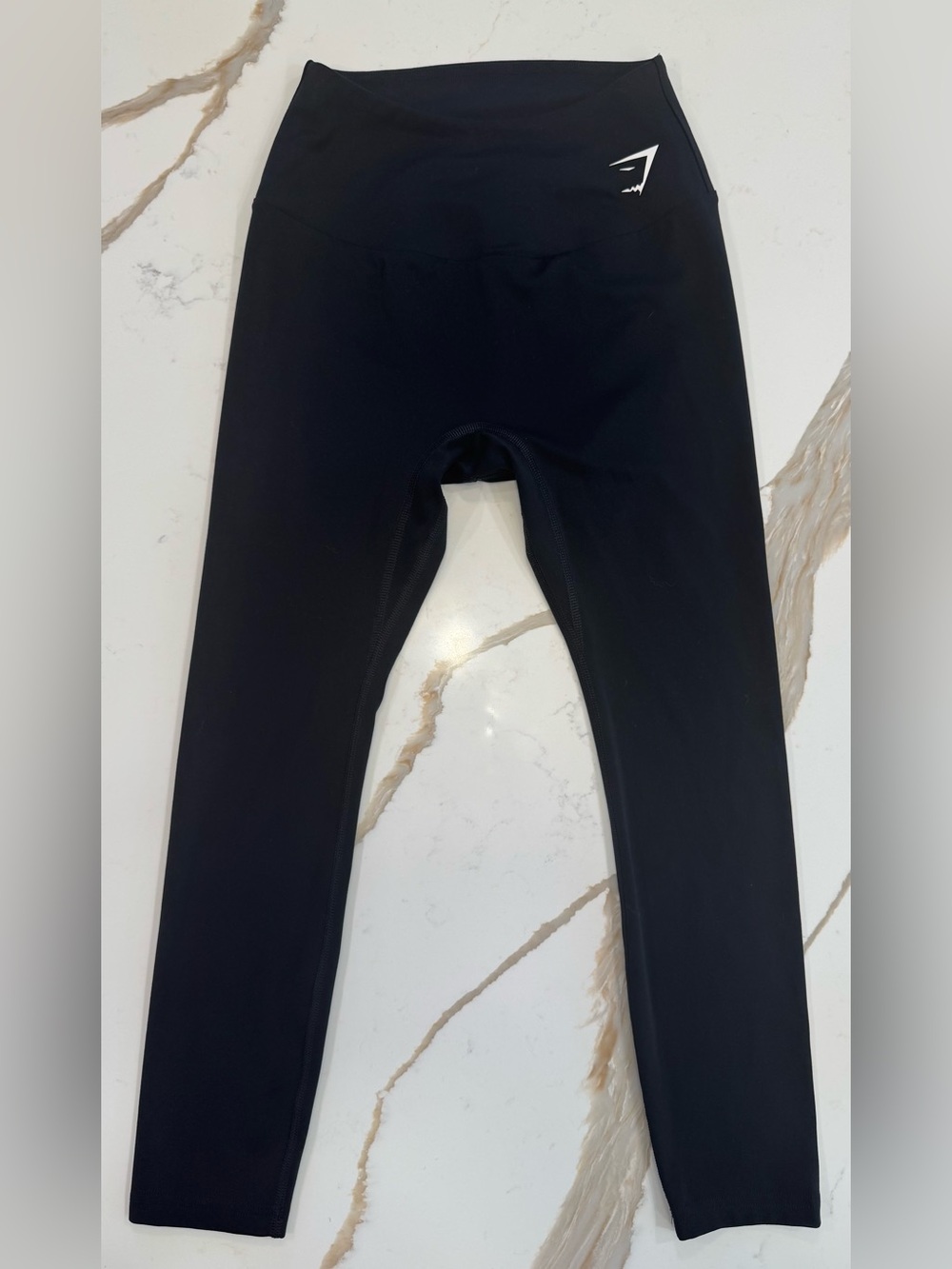 Gymshark Black 7/8 High Rise Workout Leggings Women’s S Yoga Athletic Training